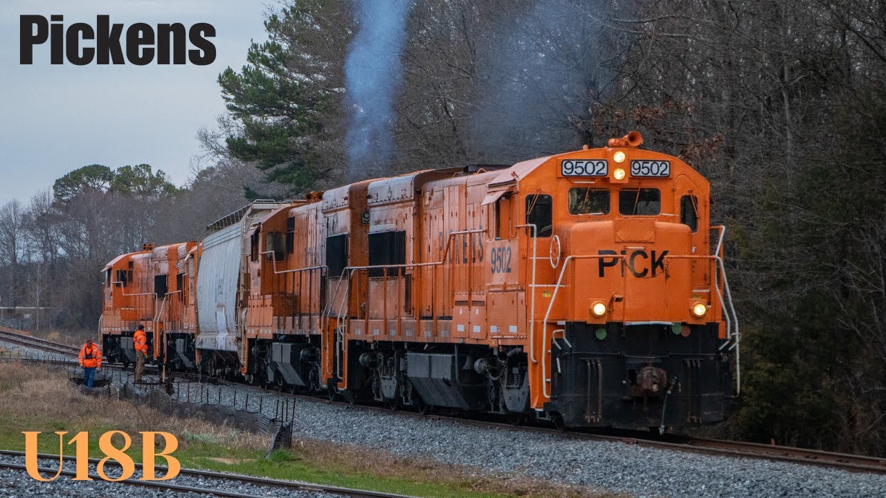 A Morning Chasing Rare U-Boats On Pickens Railway With Leslie's, A Horn Battle, & Killer Chug Action