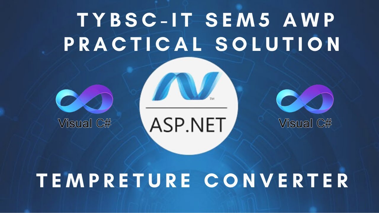 TYBSCIT SEM5 AWP  PRATICAL SOLUTION | PROGRAM ON TEMPRETURE CONVERTER
