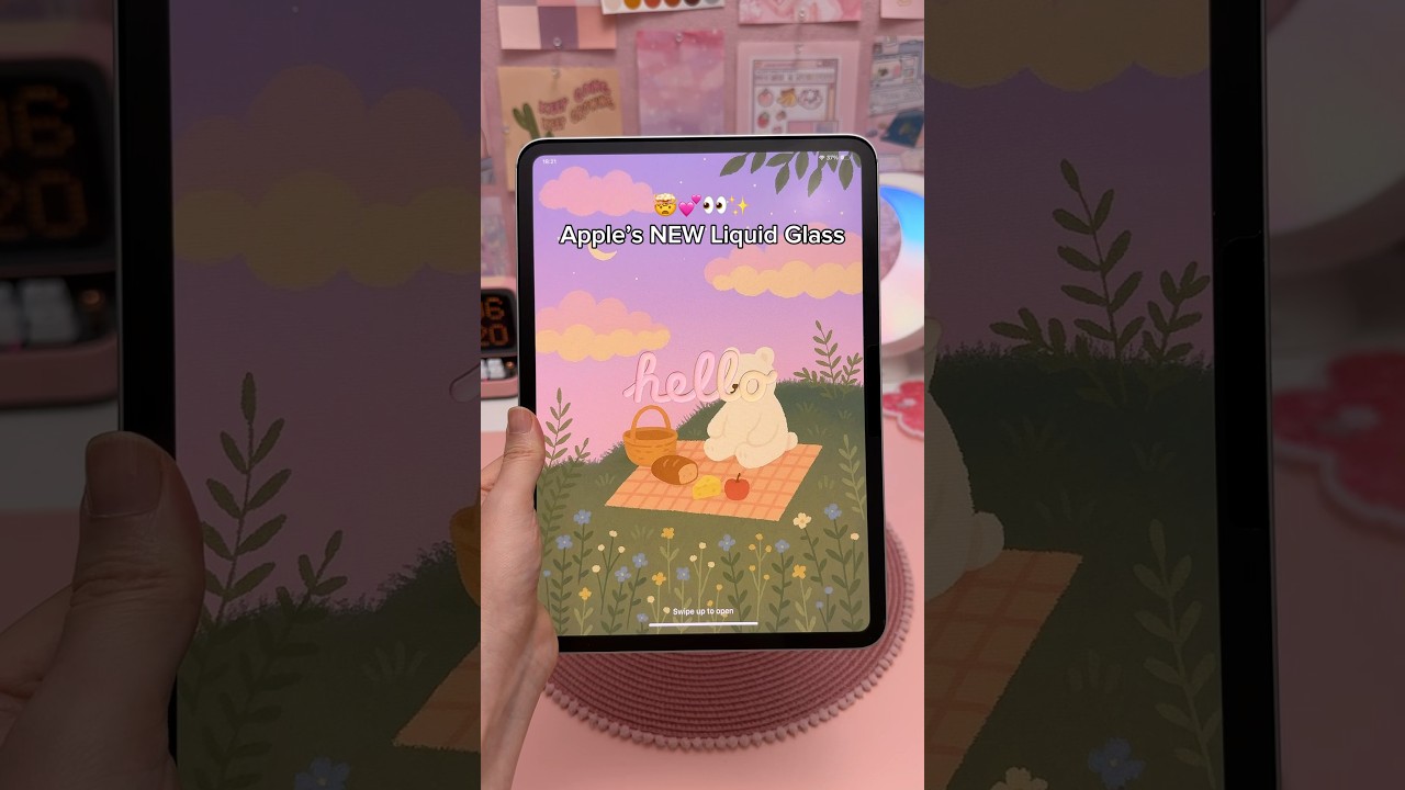 Apple's NEW Liquid Glass 🤯💕 iPadOS 26 features | WWDC 2025 Apple event | iOS 26
