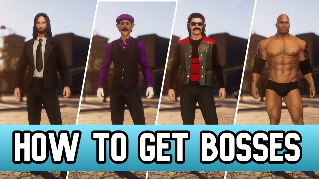 Saints Row How to get John Wick & Other Bosses -  Download community Bosses