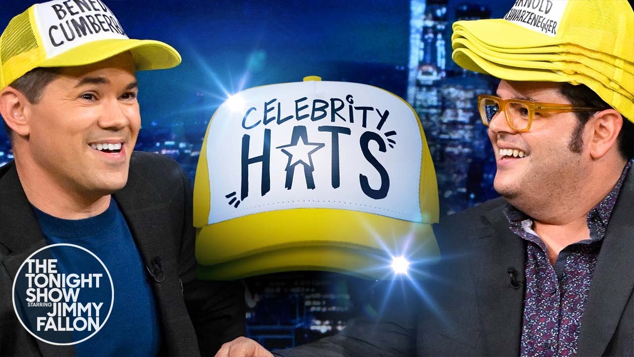 Celebrity Hats with Josh Gad and Andrew Rannells | The Tonight Show Starring Jimmy Fallon