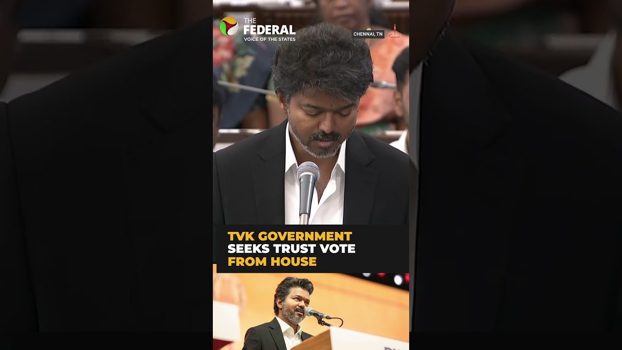 CM Vijay moves confidence motion for TVK government in Tamil Nadu Assembly