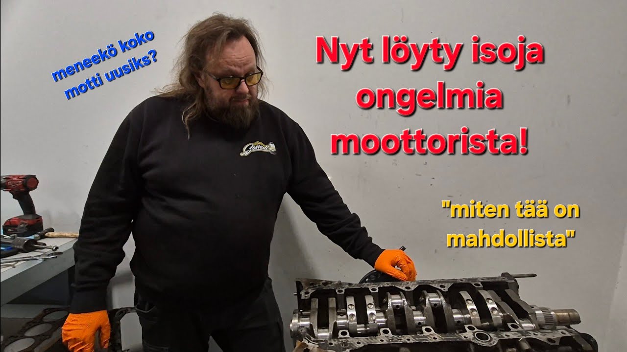 Puretaan moottori ja löydetään ikäviä yllätyksiä | Tuned by Samuli
