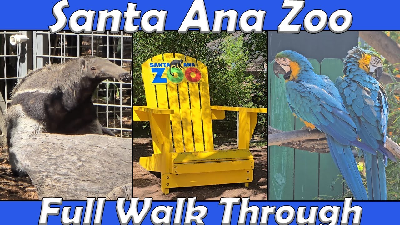 Walk Through (4K): Santa Ana Zoo in Santa Ana, CA. (May 15th, 2025)