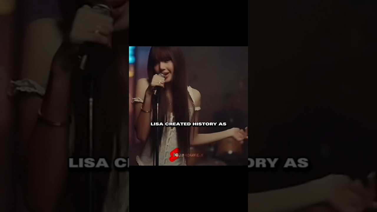 LISA CREATED HISTORY!! (ib: @BLACKLILIE.) #lisa @jendukeX7545