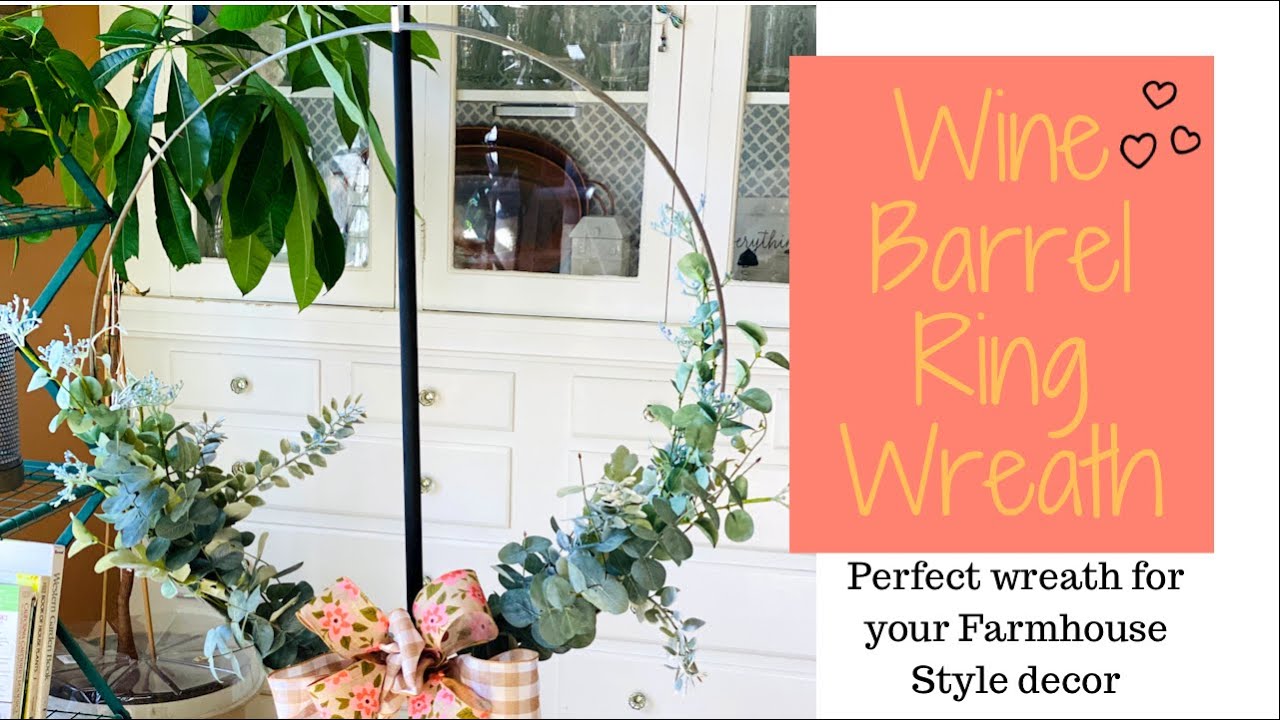 Wine Barrel Ring Wreath