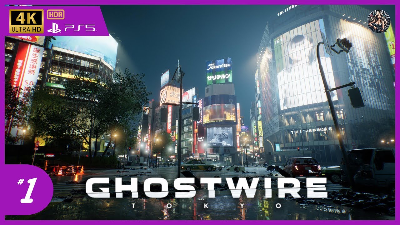 Ghostwire: Tokyo Gameplay Part 1 PS5 [4K 60FPS HDR] Full Game Walkthrough - No Commentary!