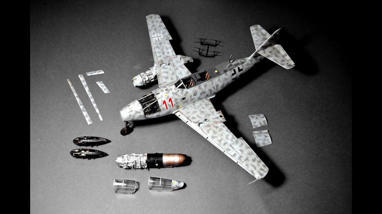 Messerschmitt Me 262 b-1a/u1 Hobby Boss 1:48 - part5