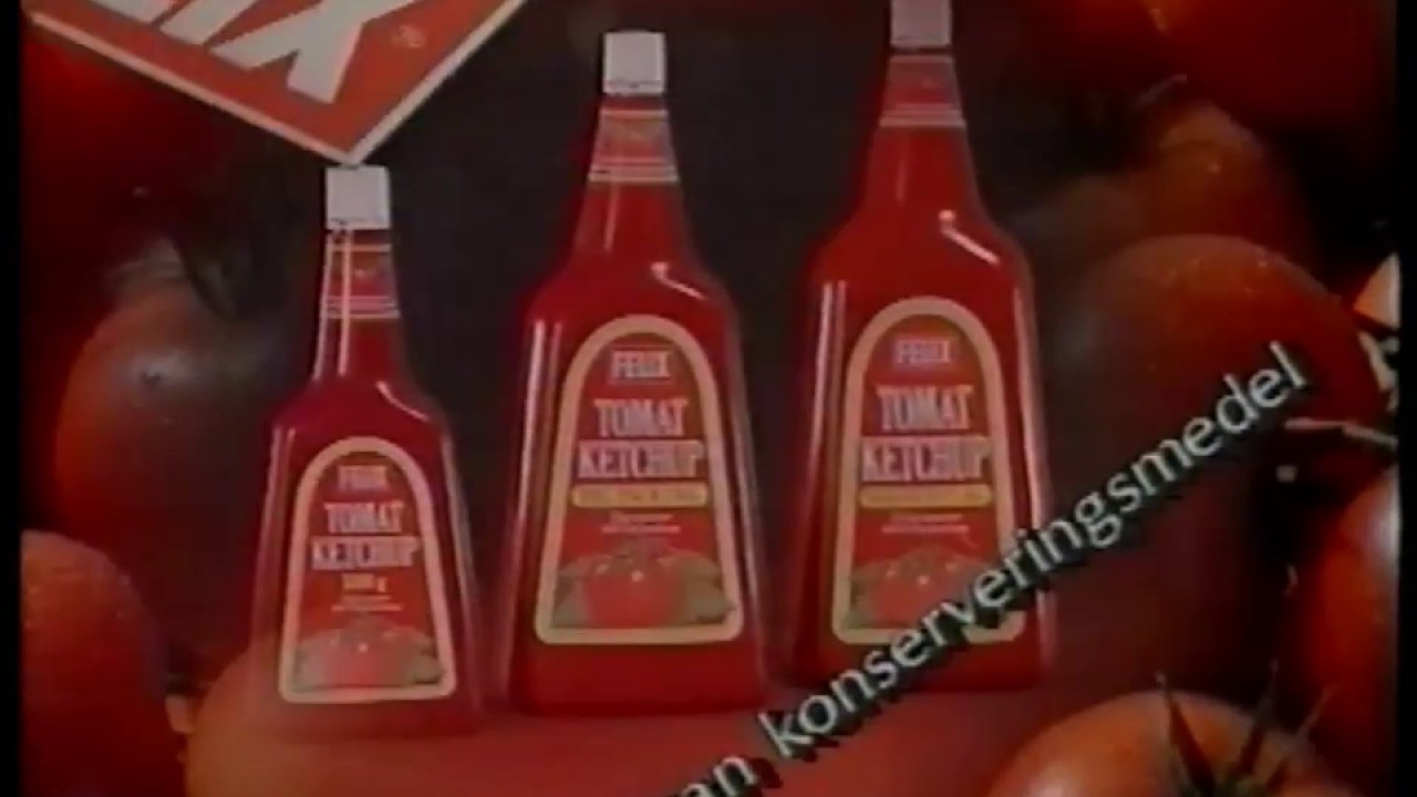 Felix Tomatketchup   TV4 reklam kl 2320 5 jun 1995