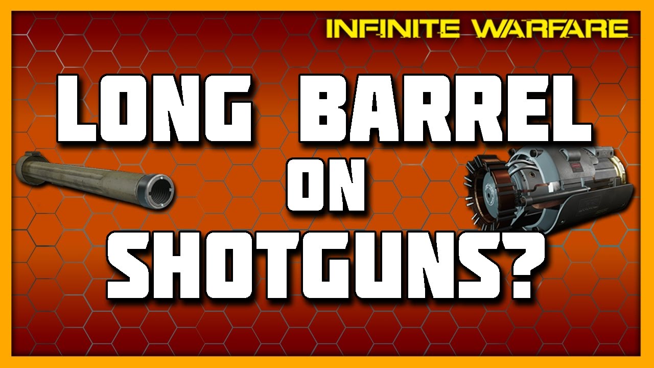 Shotgun Long Barrel vs Suppressor in Infinite Warfare! (Shotgun Range Guide)