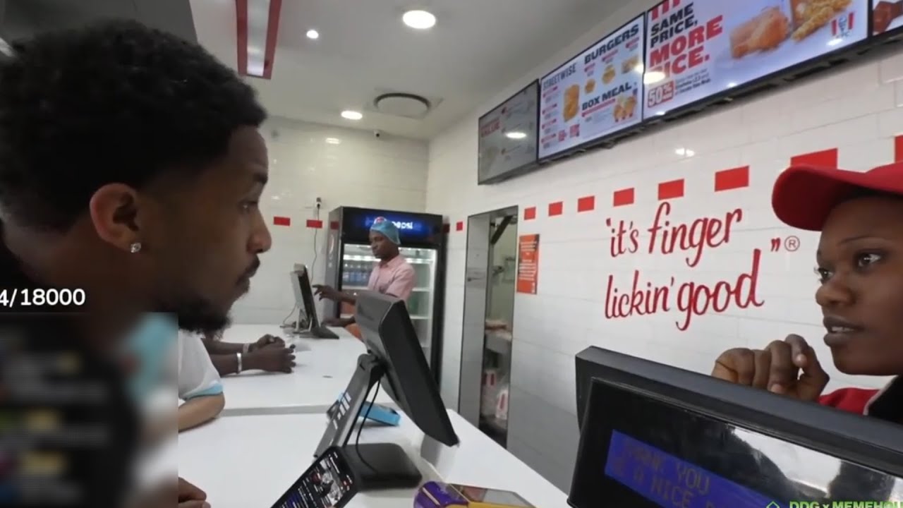 DDG TRYING KFC IN NIGERIA