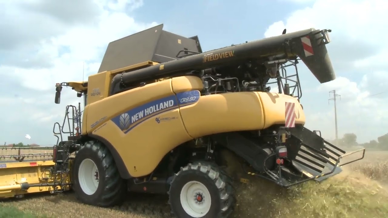 New Holland CR 8.80 con SuperFlex 740cf-25