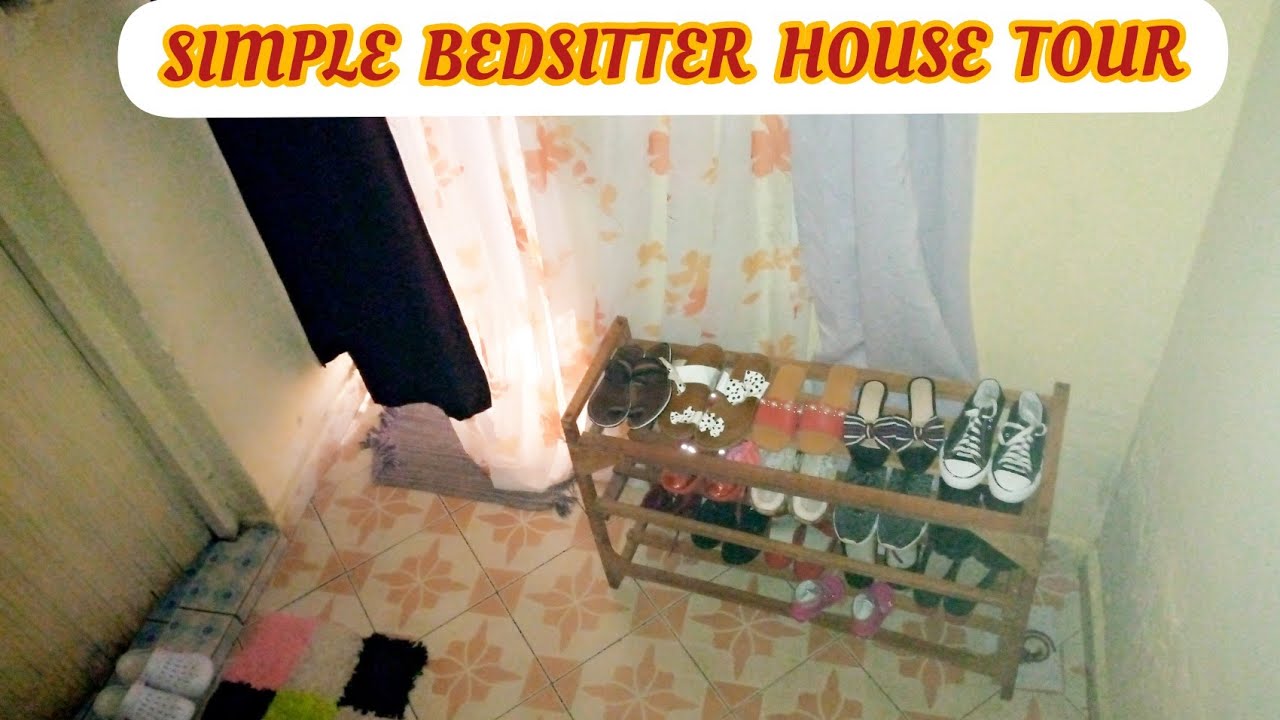 SIMPLE BEDSITTER HOUSE TOUR//.How to arrange a small bedsitter.