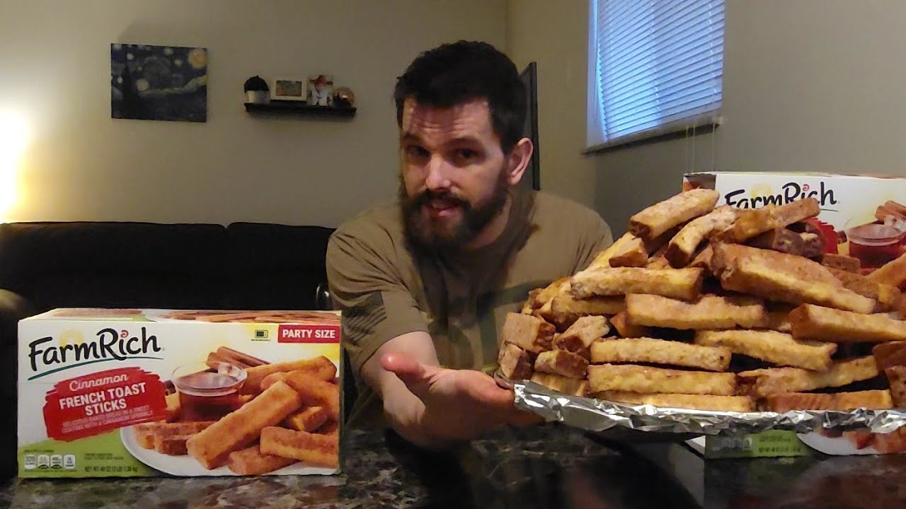 Attempting to Eat 9lbs of Farm Rich Cinnamon French Toast Sticks