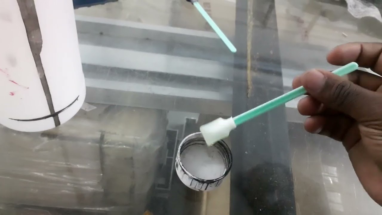 How to do a manual or physical head clean using a cleaning swab