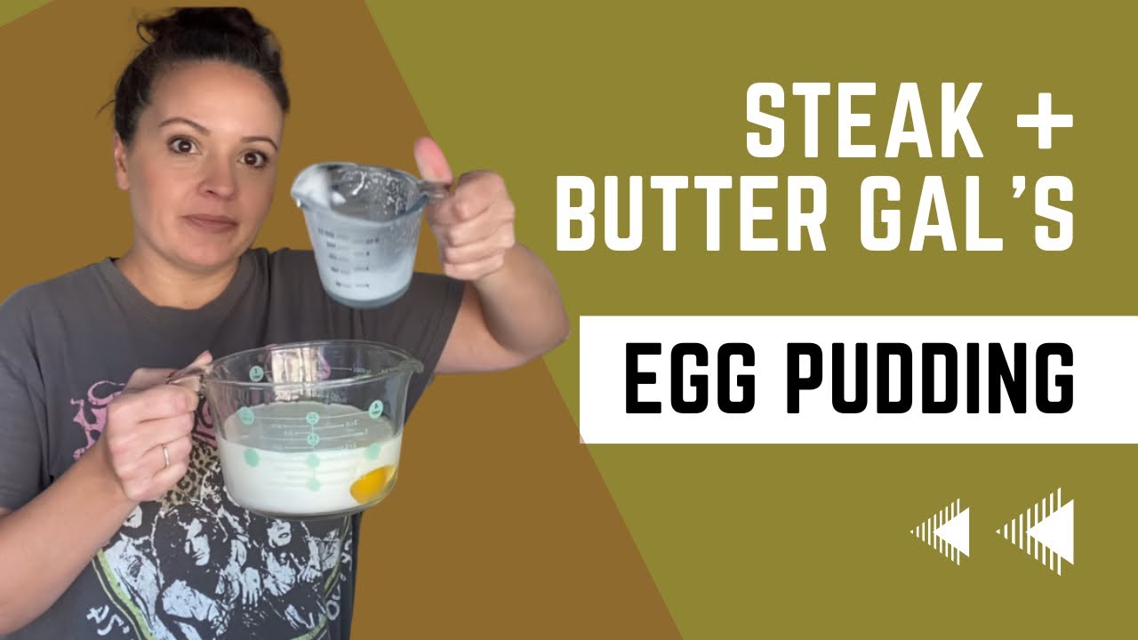Trying out Bella’s Carnivore egg pudding recipe! @SteakandButterGal #carnivorediet #eggpudding