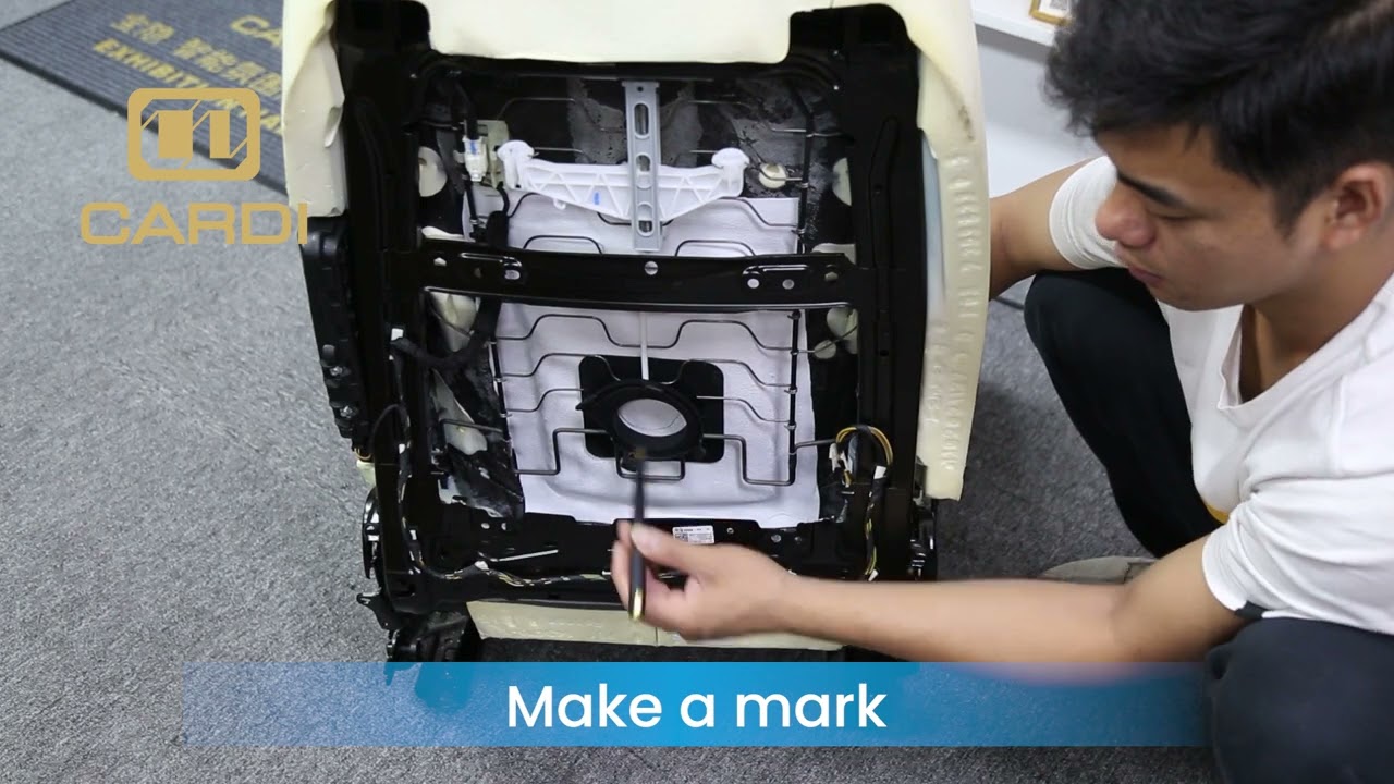 How to install the ventilated seat?