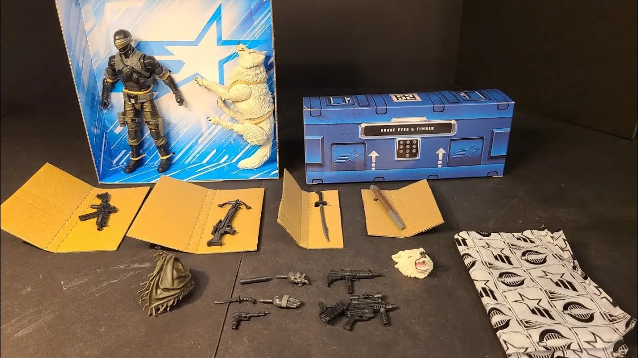 GIJoe Classified Series Snakeeyes and Timber v2 number 52