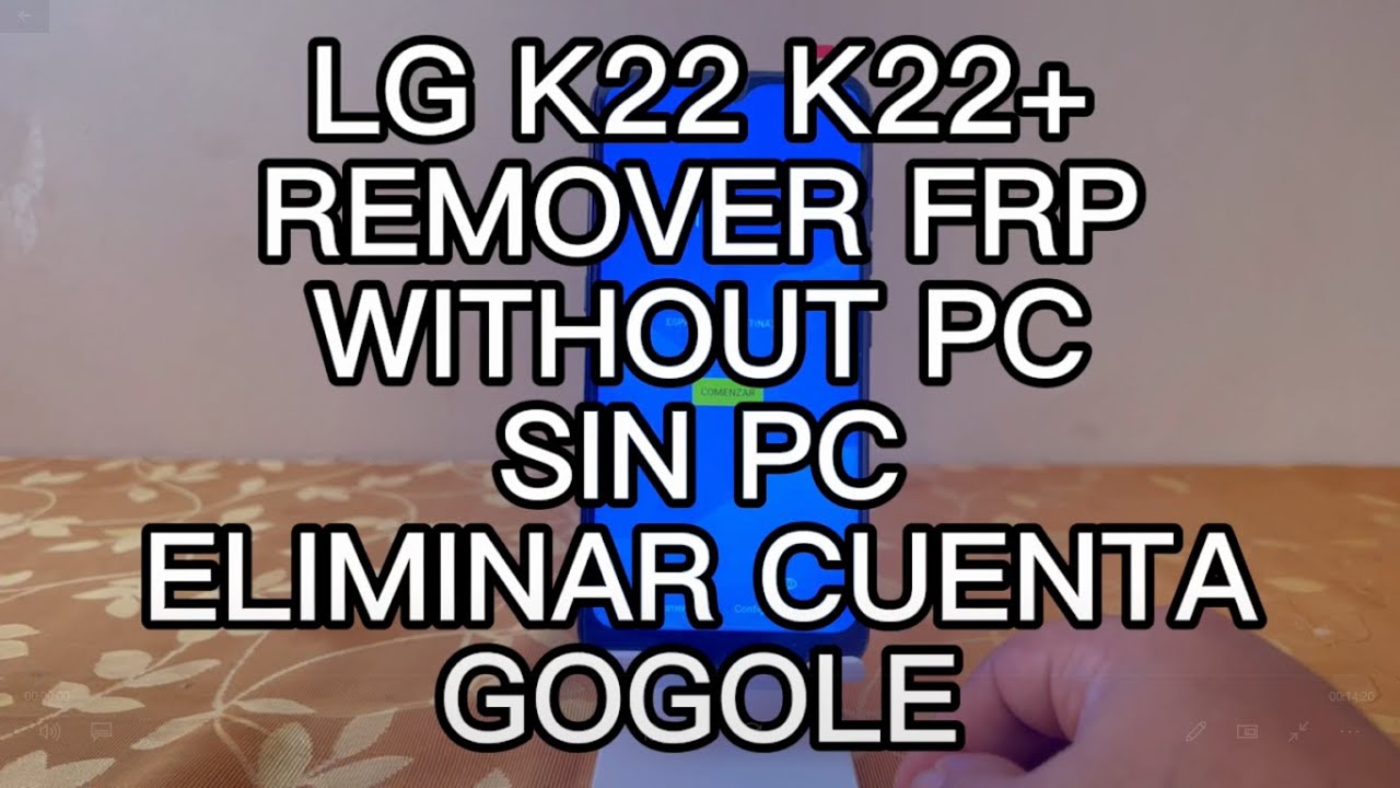 LG K22+ K22 REMOVER GOOGLE ACCOUNT WITHOUT PC, ELIMINAR FRP SIN PC FACIL Y SENCILLO✅✅
