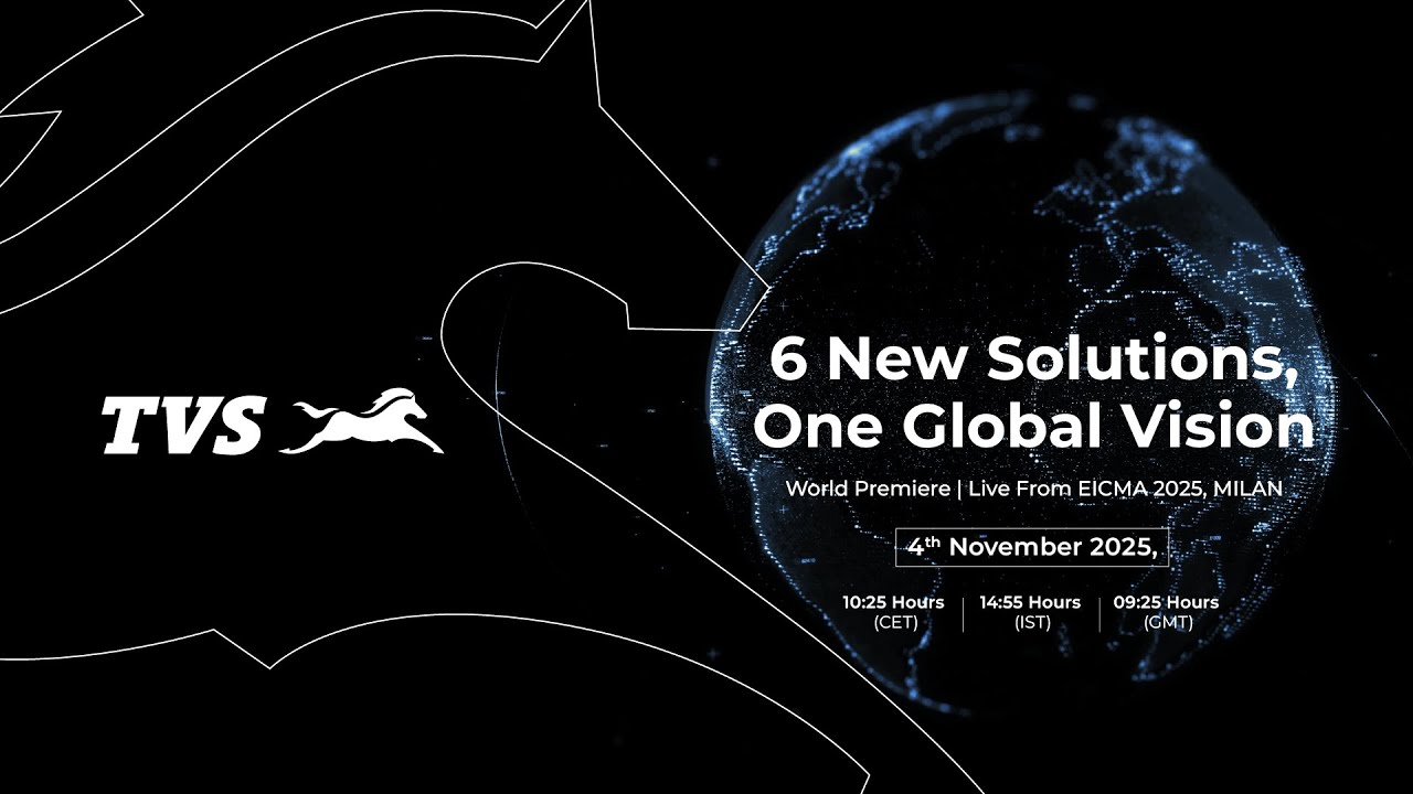 TVS Motor | 6 New Solutions. One Global Vision | World Premiere Live from EICMA 2025