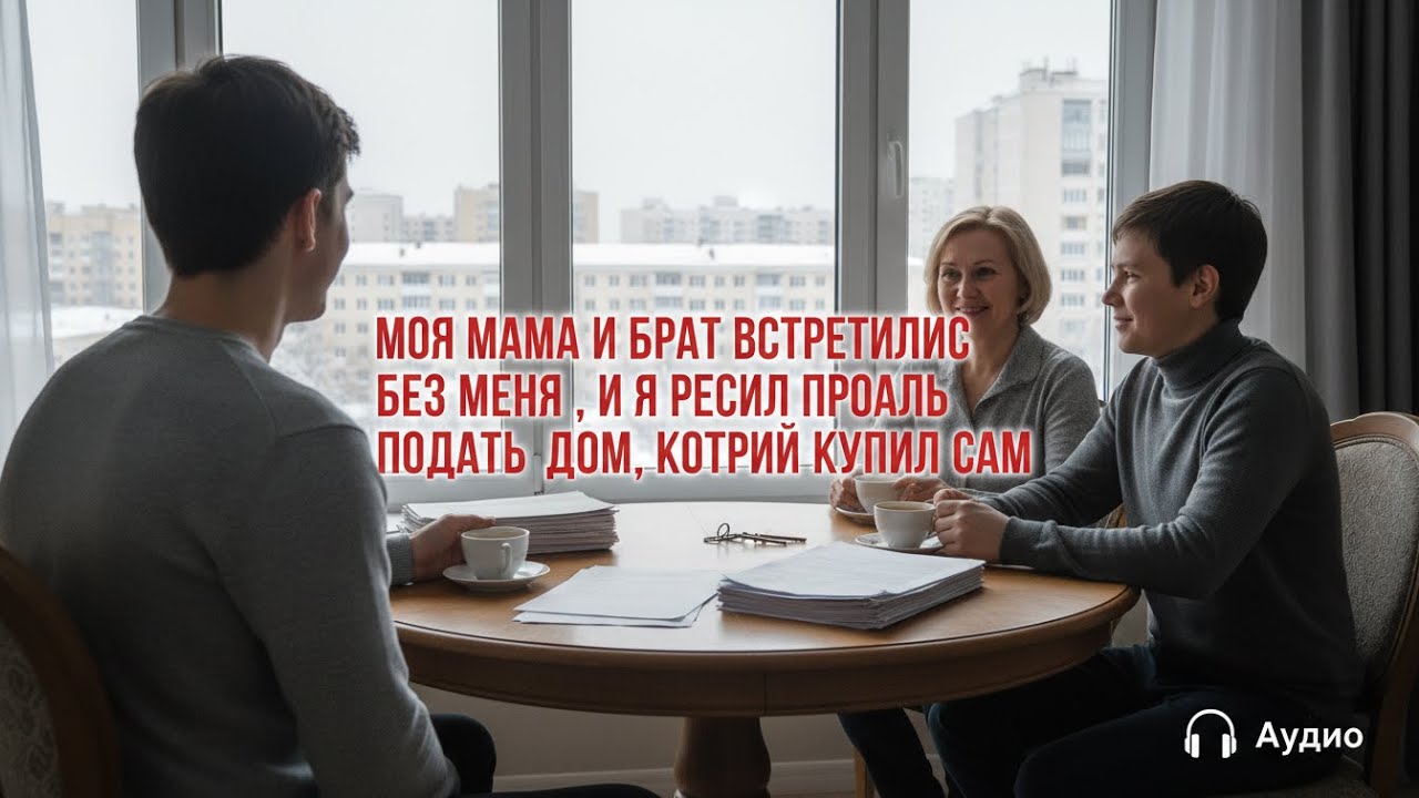 МАМА И БРАТ УСТРОИЛИ ВСТРЕЧУ БЕЗ МЕНЯ, И Я ПРИНЯЛ РЕШЕНИЕ ПРОДАТЬ ДОМ, КОТОРЫЙ КУПИЛ САМ