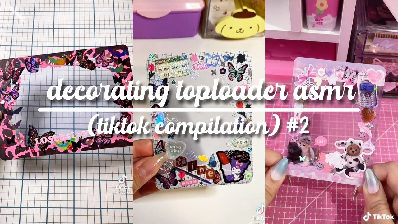 🌸 decorating toploader asmr (tiktok compilation) #2