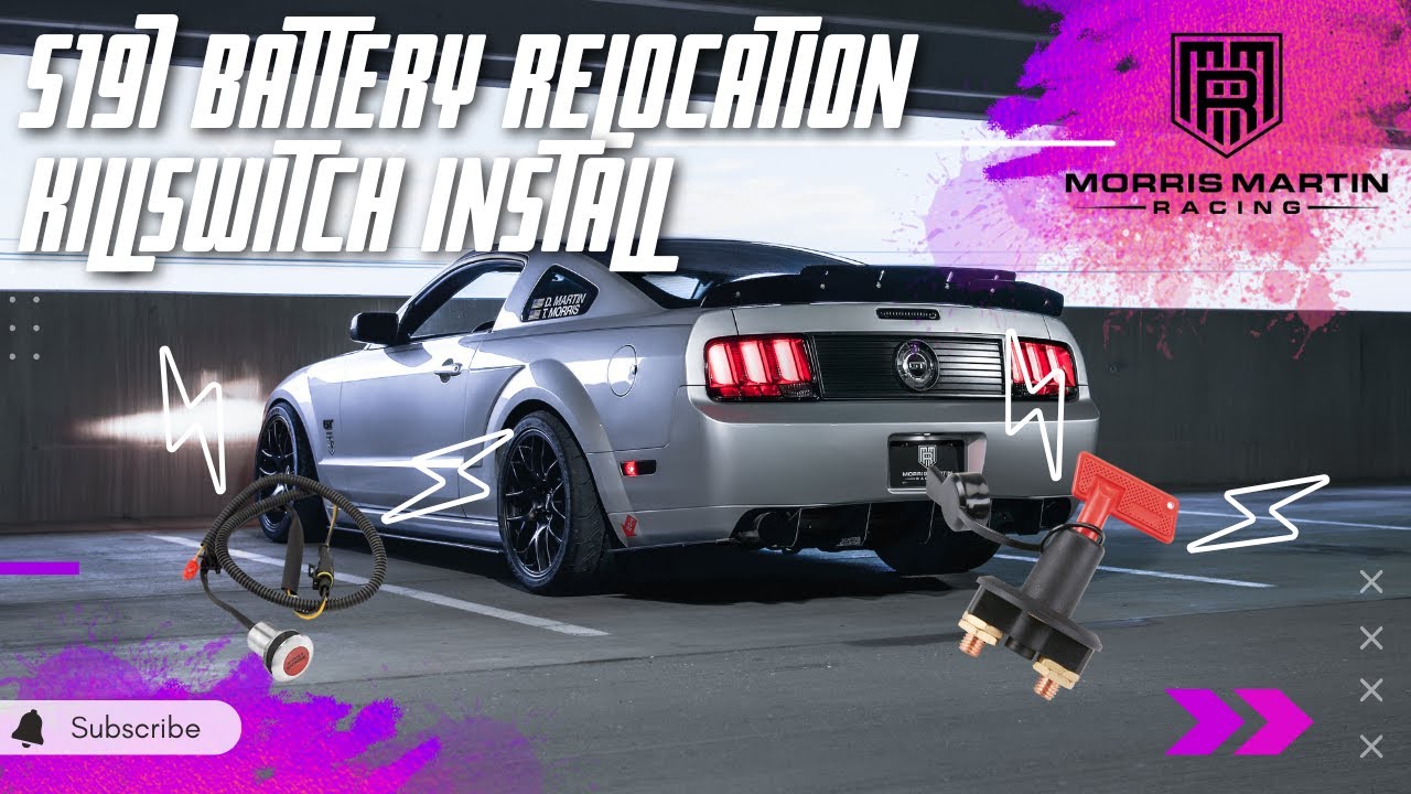 S197 Mustang Battery Relocation and Killswitch Install