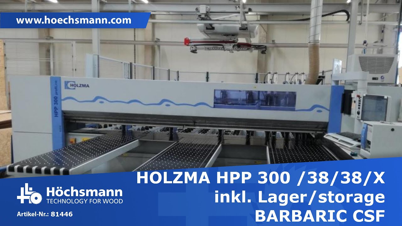HOLZMA HPP 300 /38/38/X inkl. Lager/storage BARBARIC CSF (H&ouml;chsmann Klipphausen)