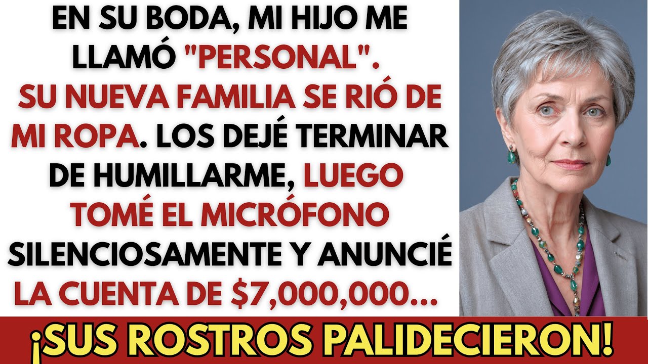 Mi hijo fingió no conocerme en su boda... hasta que llegó la cuenta de $7,000,000