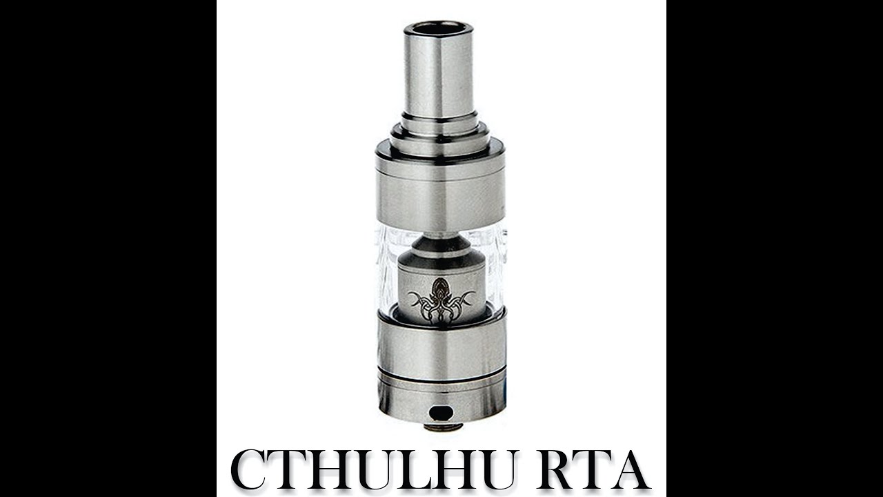 Cigarro Eletr&ocirc;nico - CTHULHU RTA primeiras impress&otilde;es
