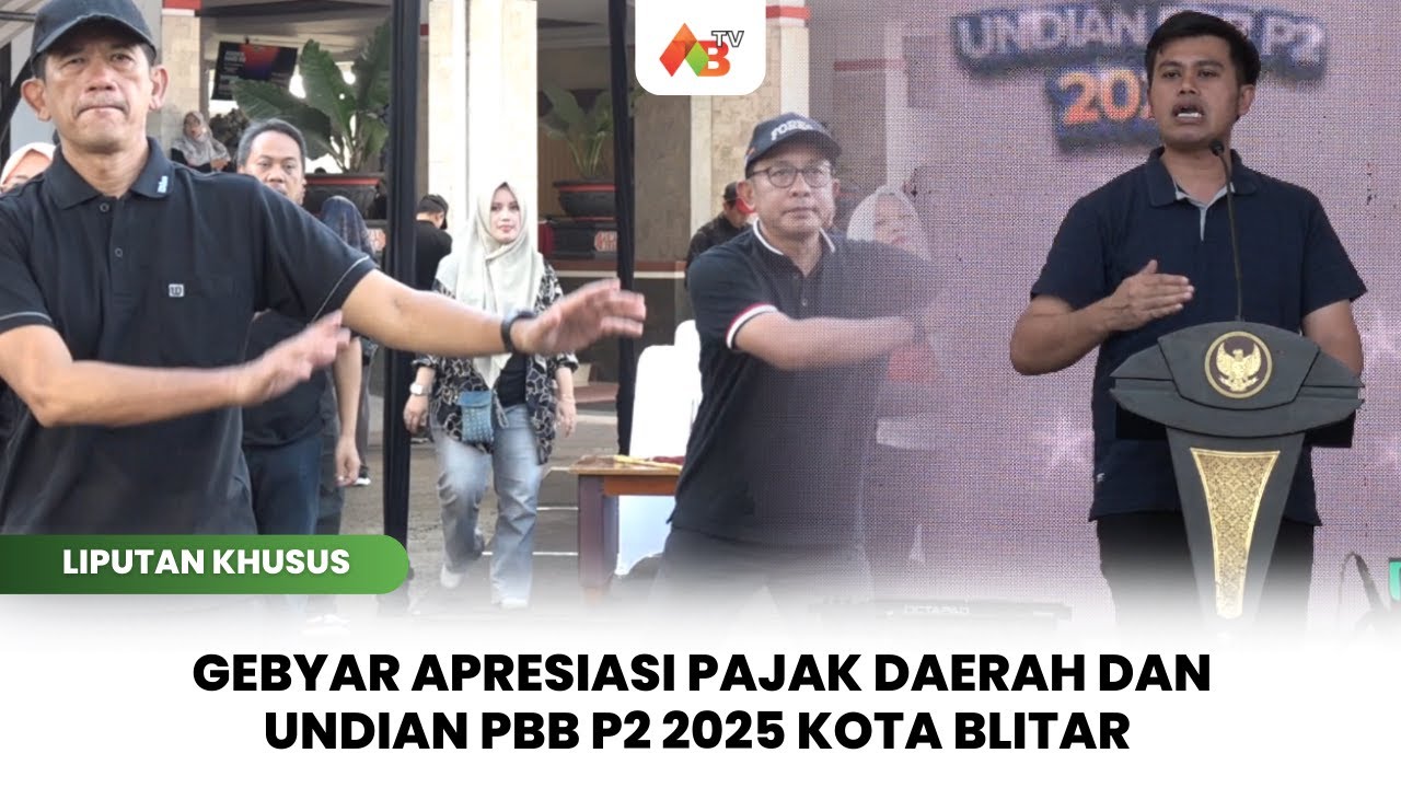 Gebyar Apresiasi Pajak Daerah dan Undian PBB P2 2025 Kota Blitar