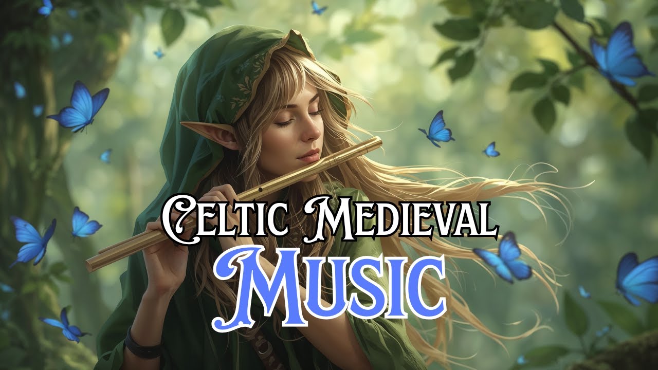 Celtic Fantasy Music – Ancient Forest Harp & Flute | Medieval Celtic Instrumental
