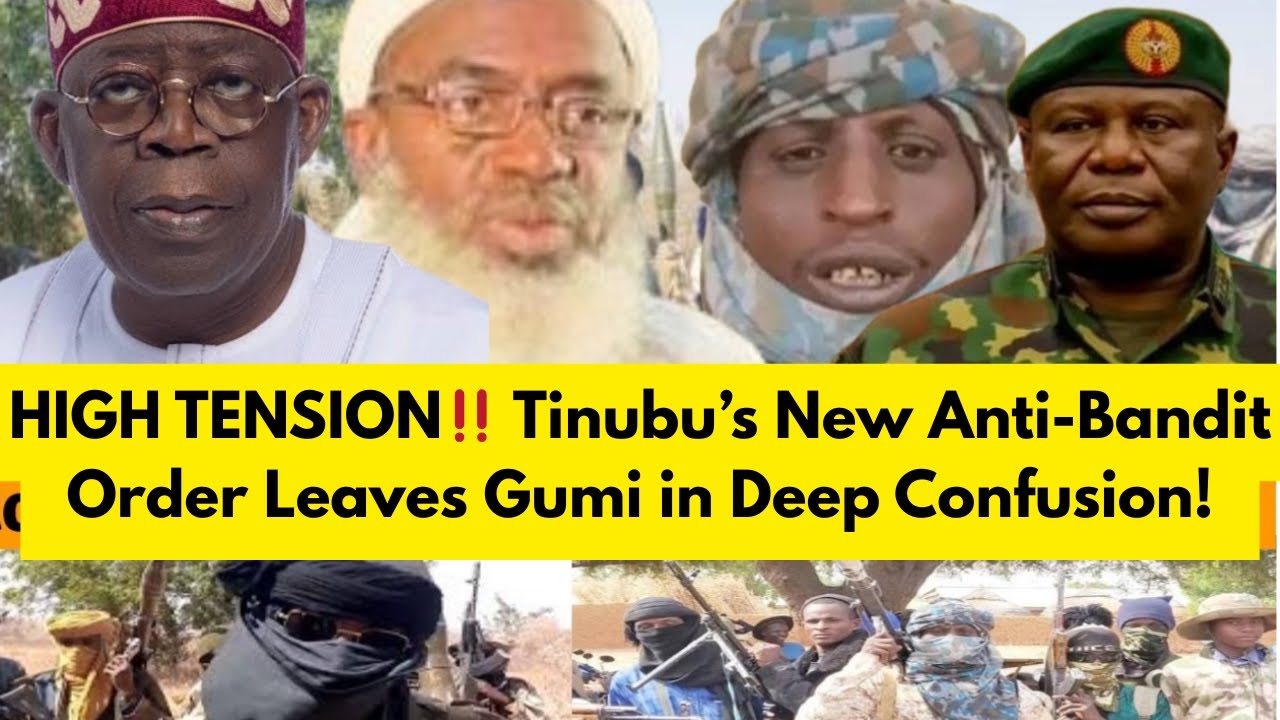 HIGH TENSION‼️ Tinubu’s New Anti-Bandit Order Leaves Gumi in Deep Confusion!