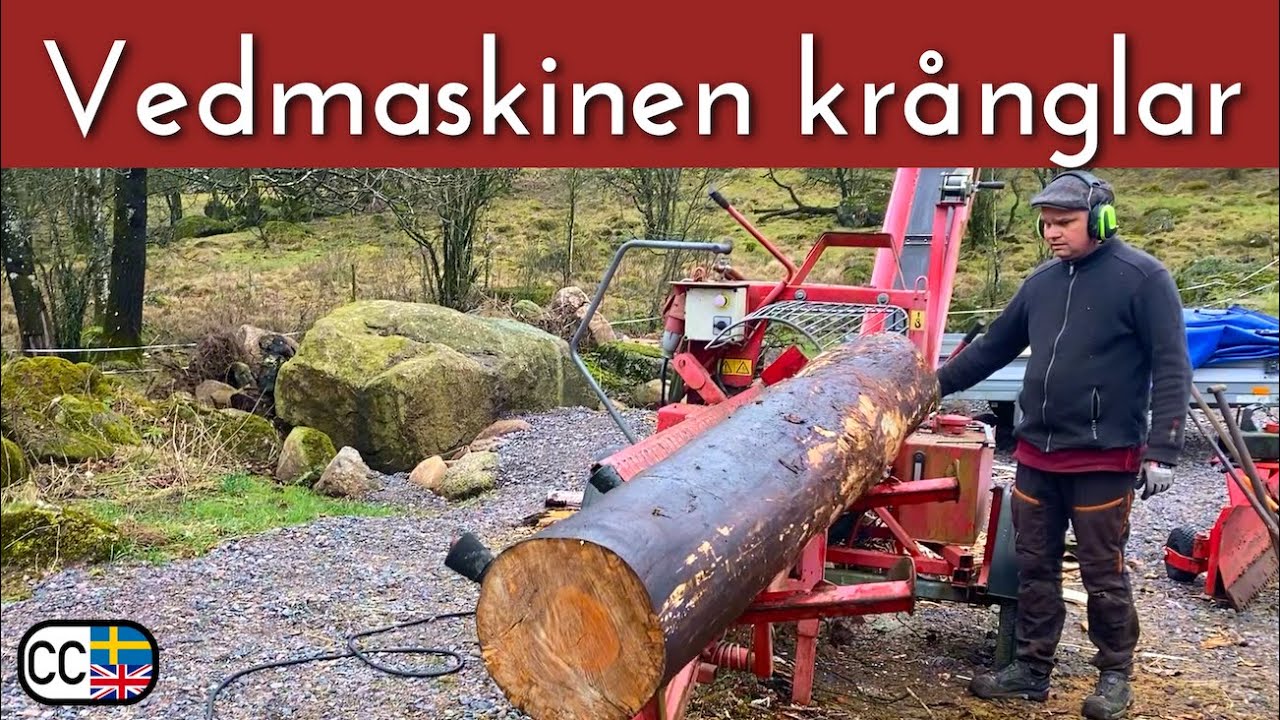 Varför är kedjan torr på vedmaskinen?