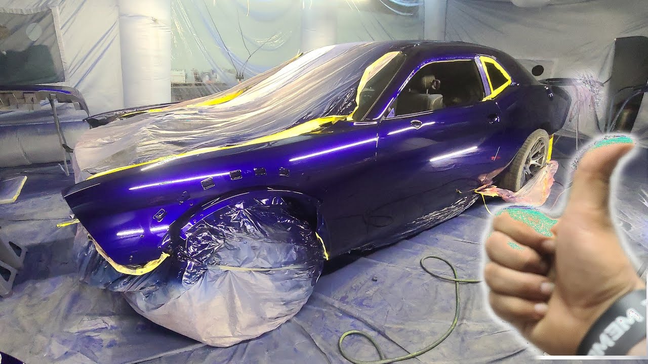 DODGE CANT COPY THIS! finally painted my Burnt Hellcat!