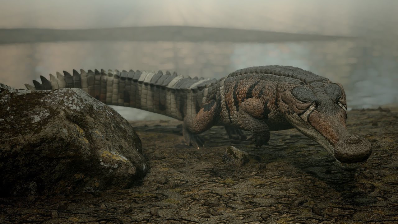 Path of Titans: WWD Realism - Adult Sarcosuchus defends herself from an Allosaurus pair!