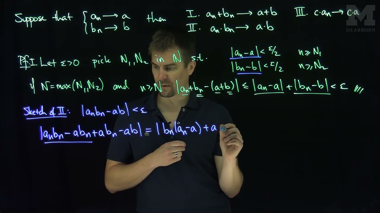 Additive and Multiplicative Rules for Convergent Sequences