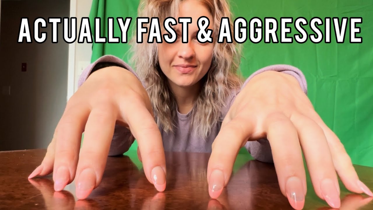 FAST & AGGRESSIVE ASMR RANDOM TRIGGERS NO TALKING
