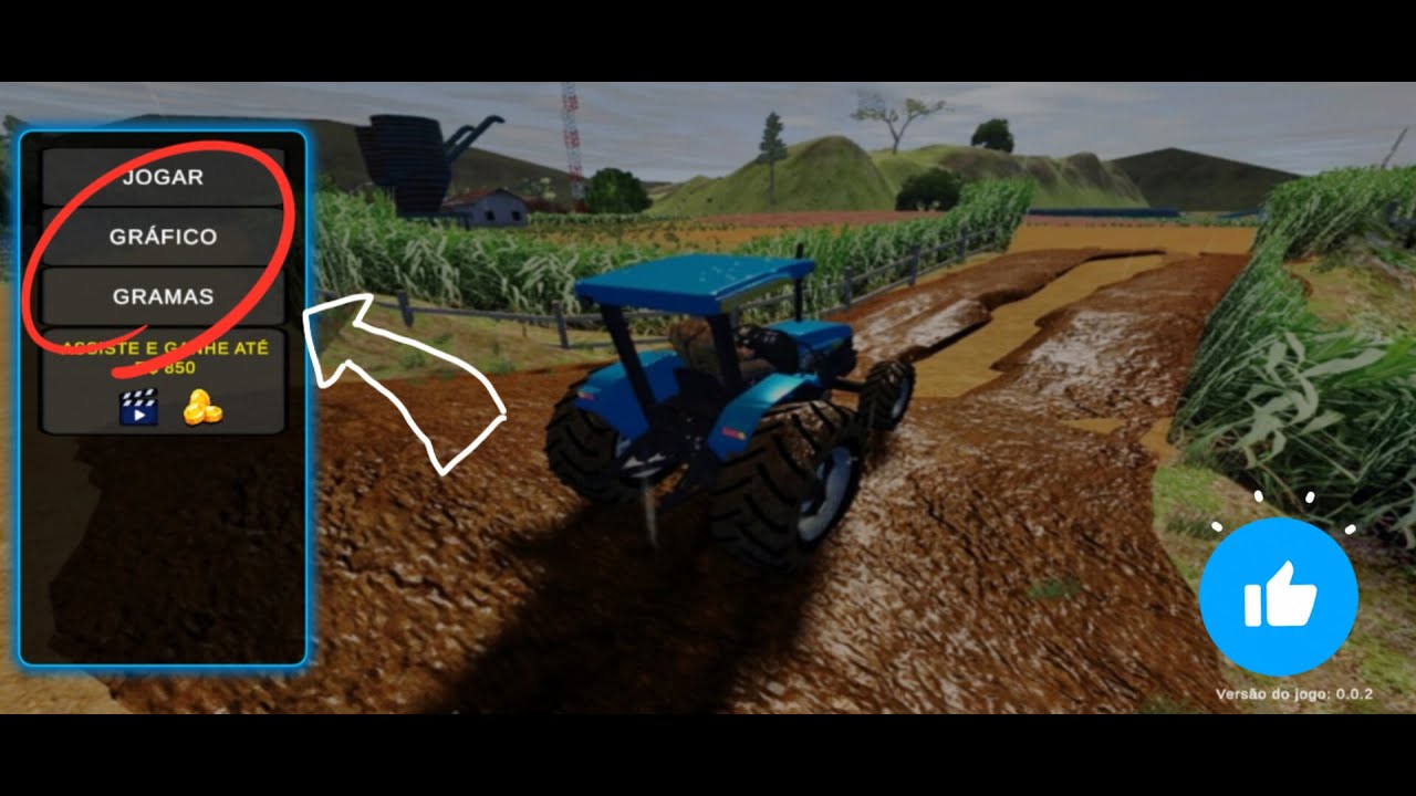 Como configurar o real farm simulator pra celular fraco! ATUALIZADO.
