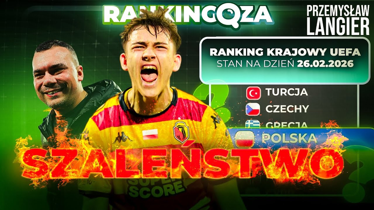 RANKING UEFA. CO TA JAGIELLONIA?! A LECH DORZUCIŁ SWOJE I ROBI SIĘ CIEKAWIE | Ekstraklasa
