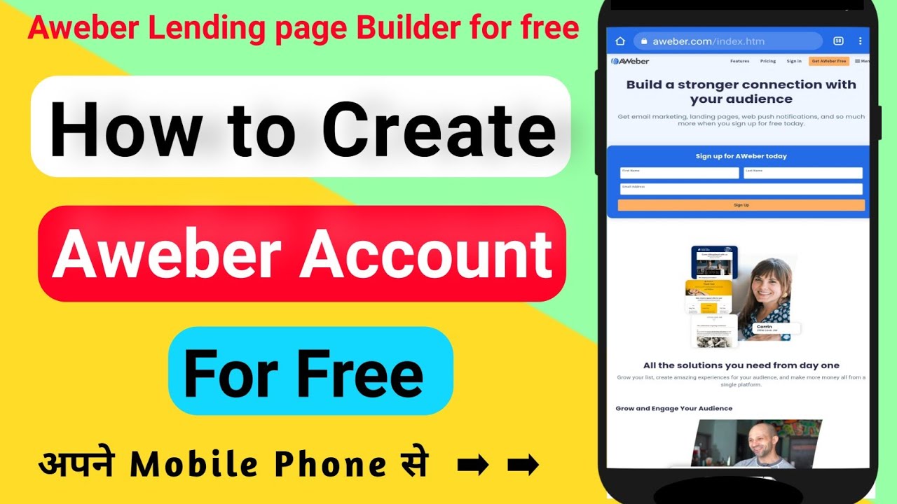 How to create Aweber account 2023 #awbeber_account