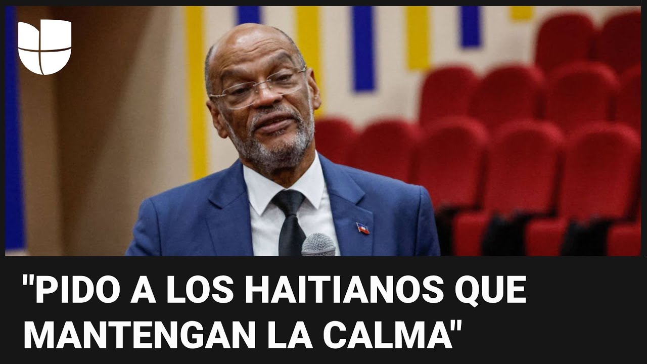 “Haití quiere paz”: el primer ministro de Haití anuncia que renunciará a su cargo