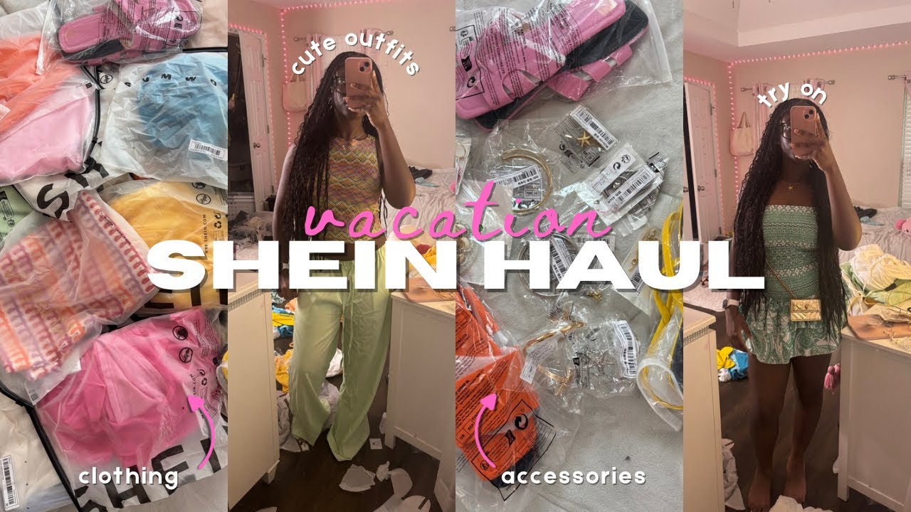 HUGE SHEIN VACATION TRY-ON HAUL🌴 | 30+ ITEMS | tops, dresses, shorts, accessories, + more!