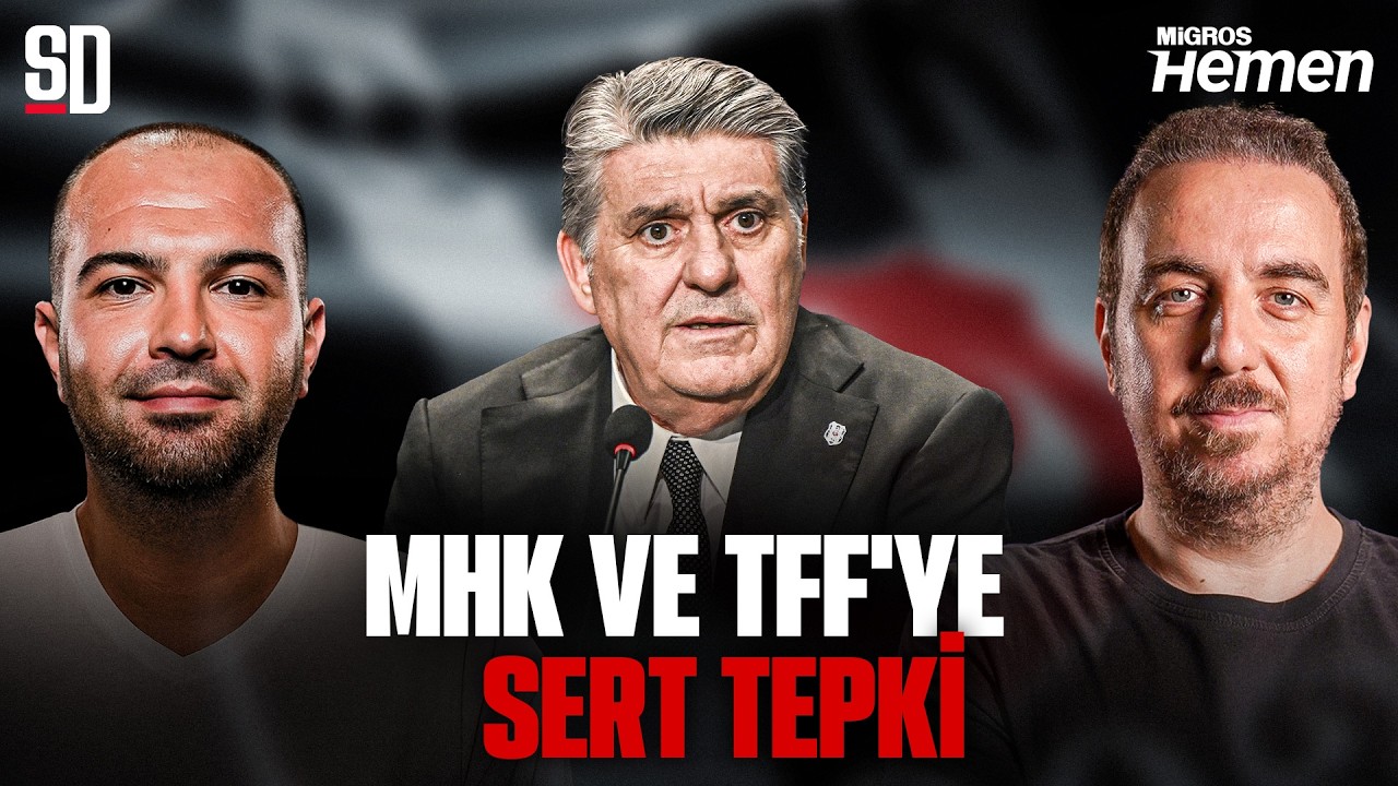 BEŞİKTAŞ'TAN MHK VE TFF'YE SERT TEPKİ! | Sercan Dikme, Fırat Günayer | Siyahla Beyaz CANLI