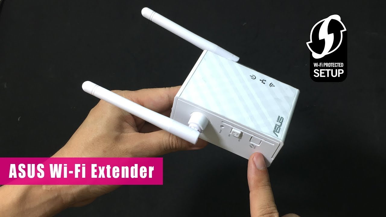 Ustaw rozszerzenie Asus Wi-Fi za pomocą 1 przycisku