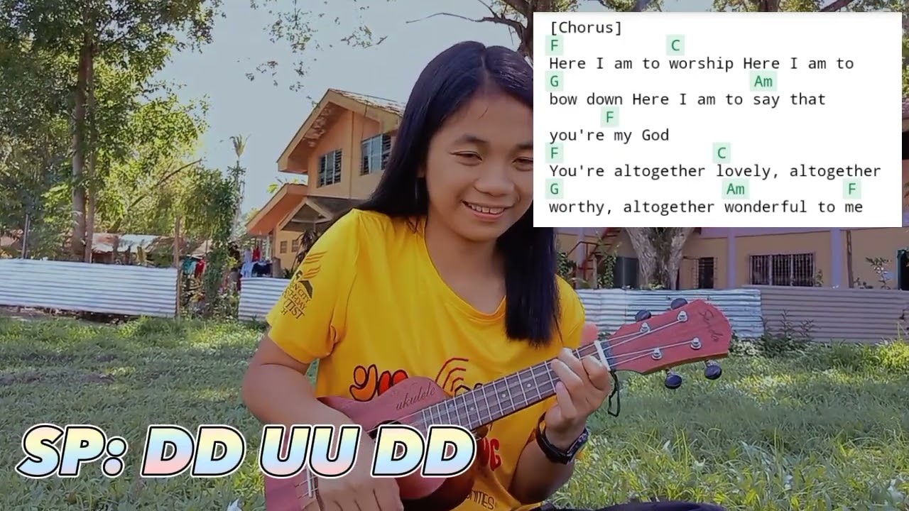 Here I am to worship || Ukulele Tutorial 🤎