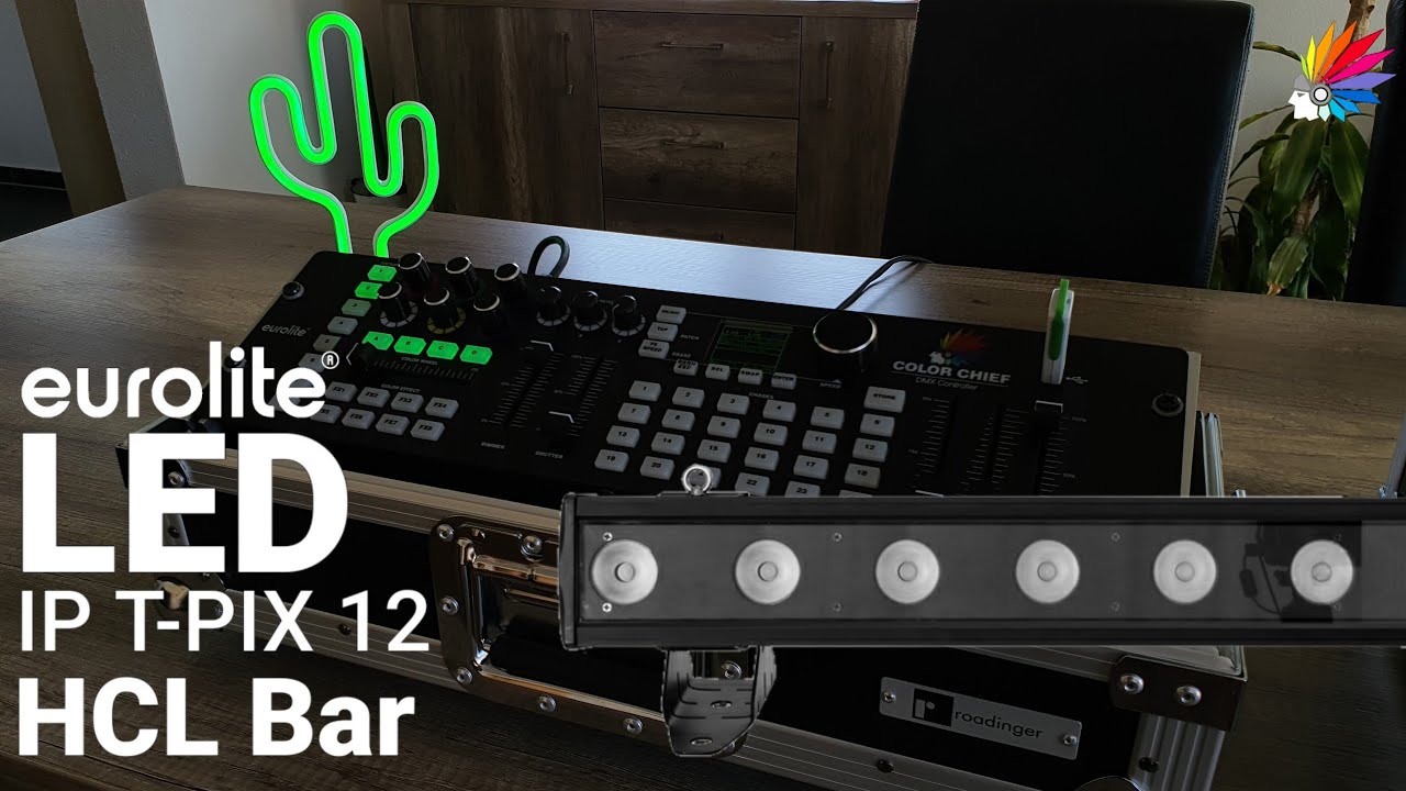 Tutorial Eurolite LED IP T PIX 12 HCL Bar auf den Color Chief Patchen + (Download Patch)