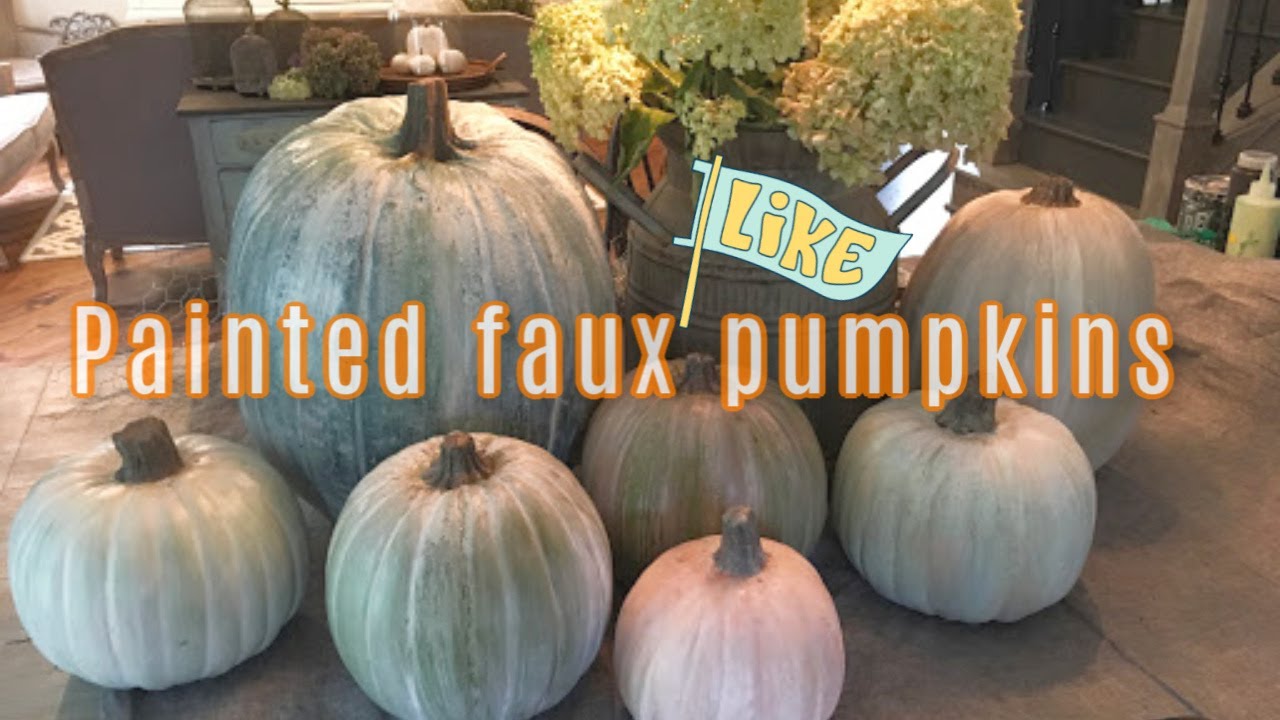 Craft Tutorial: Painted ceramic pumpkins