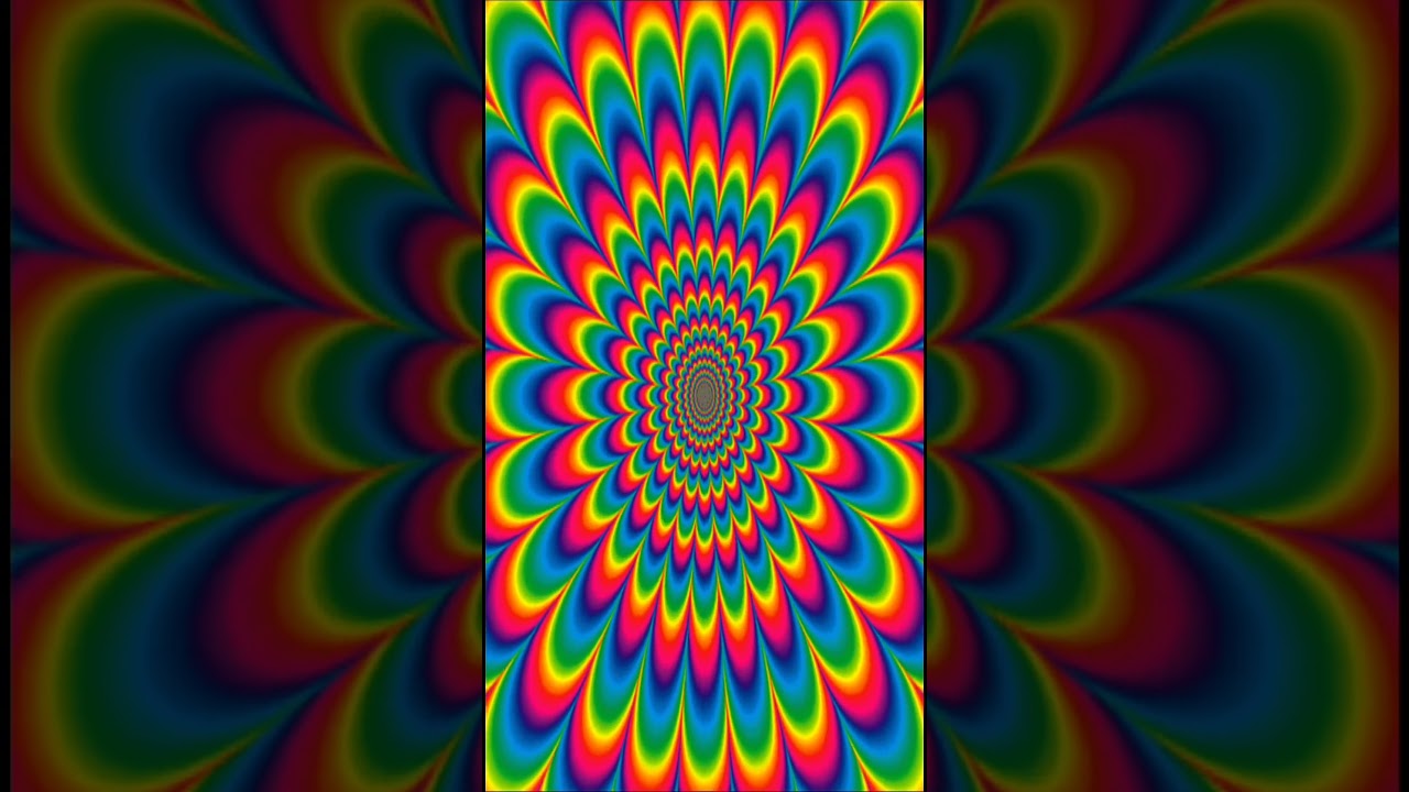 Monochrome Hypnosis: A Mesmerizing Black and White Illusion. #illustration #trippy #shorts