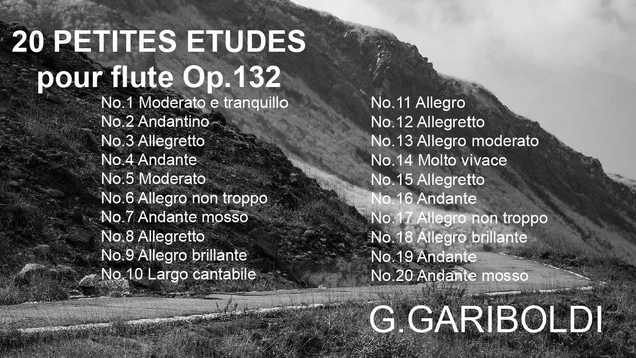 Etudes for Flute Op.132/G.Gariboldi